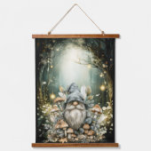 Tapisserie Suspendue Gnome forestière enchantée (Recto)