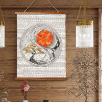 Golden Bonsai Sunrise Mosaic