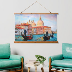 Tapisserie Suspendue Gondoles de Venise