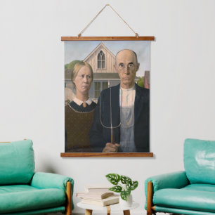 Tapisserie Suspendue Gothic Américain : Vie rurale Pauvre fermier rural