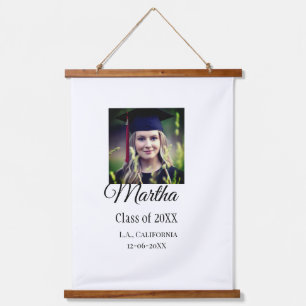 Tapisserie Suspendue Graduation fgrats ajouter nom photo ville date cla