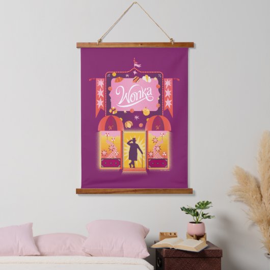 Tapisserie Suspendue Graphique de la boutique Wonka Candy (Chambre à coucher)