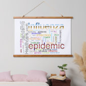 Tapisserie Suspendue grippe (Chambre à coucher)