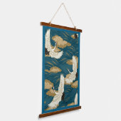 Tapisserie Suspendue Grues japonaises (Angulaire)