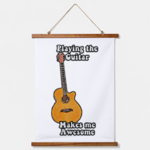 Tapisserie Suspendue guitare positive pour les joueurs de guitare
