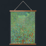 Tapisserie Suspendue Gustav Klimt - Champ de pavot<br><div class="desc">Champ de pavot / Champ de pavots - Gustav Klimt, Huile sur toile, 1907</div>
