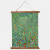 Tapisserie Suspendue Gustav Klimt - Champ de pavot (Recto)