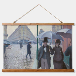 Tapisserie Suspendue Gustave Caillebotte - Rue de Paris ; Temps de plui