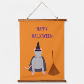 Tapisserie Suspendue =Halloween Rat sorcier et chambre (Recto)