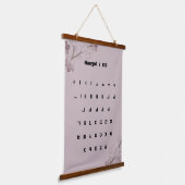 Tapisserie Suspendue Hangul / 한 글 (Angulaire)