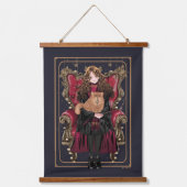 Tapisserie Suspendue HARRY POTTER™ | Anime Hermione Granger assis (Recto)
