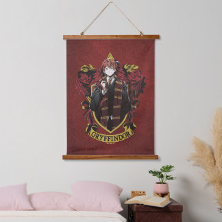 Tapisserie Suspendue HARRY POTTER™ | Anime Ron Weasley House Crest
