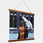 Tapisserie Suspendue HARRY POTTER™ & Hedwig dans la neige (Angulaire)