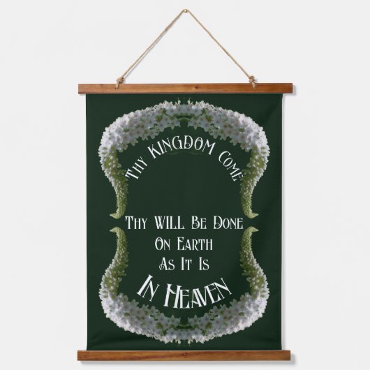 Tapisserie Suspendue Heaven On Earth Fleur sauvage Inspirational Abstra (Recto)