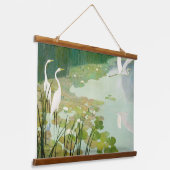 Tapisserie Suspendue Hérons en été par Newell Convers Wyeth (Angulaire)