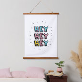 Tapisserie Suspendue Hey Hey (Chambre à coucher)