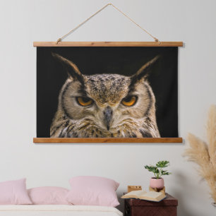 Tapisserie Suspendue Hibou grand-duc eurasien