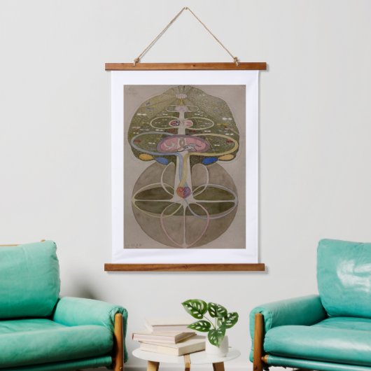 Tapisserie Suspendue Hilma Af Klint, Arbre De Connaissances No1 Art Abs (Salon)
