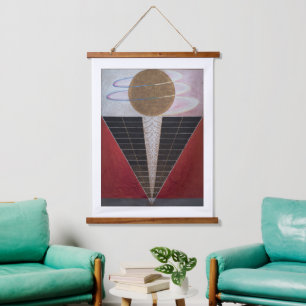 Tapisserie Suspendue Hilma Af Klint, Retable n° 2, Art Abstrait