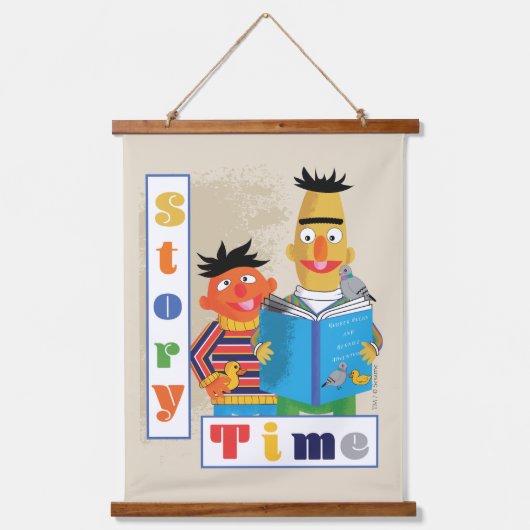 Tapisserie Suspendue Histoire de Bert et Ernie (Recto)