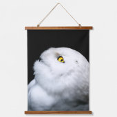 Tapisserie Suspendue Hivernal Chouette blanche (Recto)