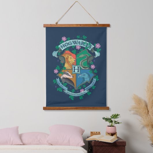 Tapisserie Suspendue HOGWARTS™ Floral Crest (Chambre à coucher)