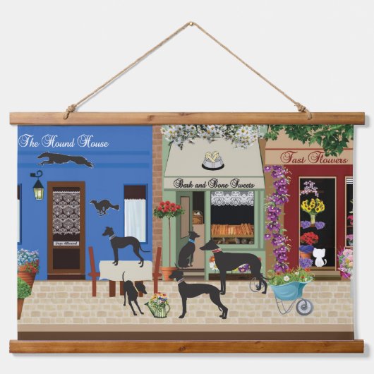 Tapisserie Suspendue Hound Day Out (Devant)
