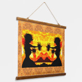 Tapisserie Suspendue Hula Girls (Angulaire)