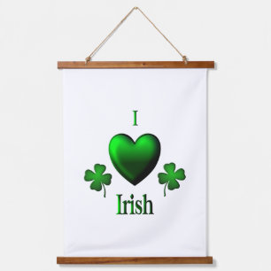 Tapisserie Suspendue I Heart Boucles d'oreilles irlandaises