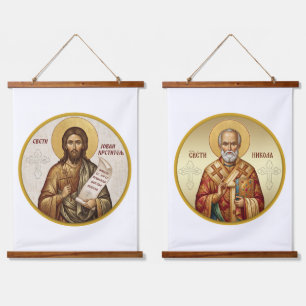 Tapisserie Suspendue Icône orthodoxe de saint Jean-Baptiste