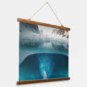 Tapisserie Suspendue Icy Mountain View (Incliné)