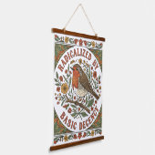 Tapisserie Suspendue Illustration d'oiseau radicalisé par la décence él (Angulaire)