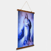 Tapisserie Suspendue Immaculé bleu Conception (Angulaire)
