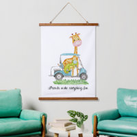 Impression d'art de nursery Safari de golf