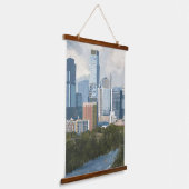 Tapisserie Suspendue Impression d'Austin Skyline Peint Art (Angulaire)