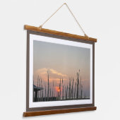 Tapisserie Suspendue Impression de la bordure Brown photo remplaçable (Angulaire)