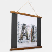 Tapisserie Suspendue Industrial Letterform – AI (Angulaire)