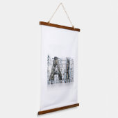 Tapisserie Suspendue Industrial Letterform Architecture Art (Angulaire)