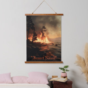 Tapisserie Suspendue Inferno