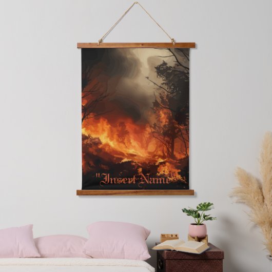 Tapisserie Suspendue Inferno (Chambre à coucher)