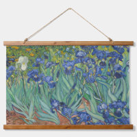 Iris, Peinture à l'huile florale, Vincent Van Gogh
