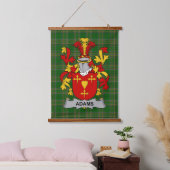 Tapisserie Suspendue Irish Adams Coat of Arms Family Crest (Chambre à coucher)