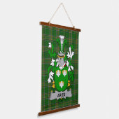 Tapisserie Suspendue Irish Aries Coat of Arms Family Crest (Angulaire)