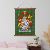 Tapisserie Suspendue Irish Chichester Coat of Arms Family Crest (Chambre à coucher)