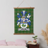 Tapisserie Suspendue Irish Dolan or O_Dolan Coat of Arms Family Crest (Chambre à coucher)