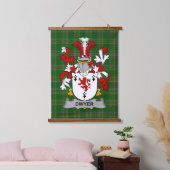 Tapisserie Suspendue Irish Dwyer or O_Dwyer Coat of Arms Family Crest (Chambre à coucher)