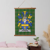 Tapisserie Suspendue Irish Fergus or O_Fearghus Coat of Arms Family Cre (Chambre à coucher)