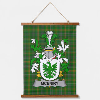 Tapisserie Suspendue Irish McEniry or McEnery Coat of Arms Family Crest