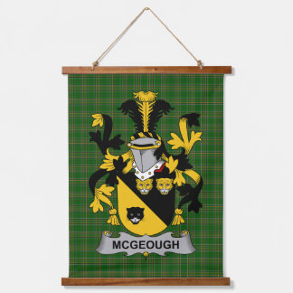 Tapisserie Suspendue Irish McGeough or McGough Coat of Arms Family Cres