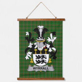 Tapisserie Suspendue Irish Wyrrall Coat of Arms Family Crest